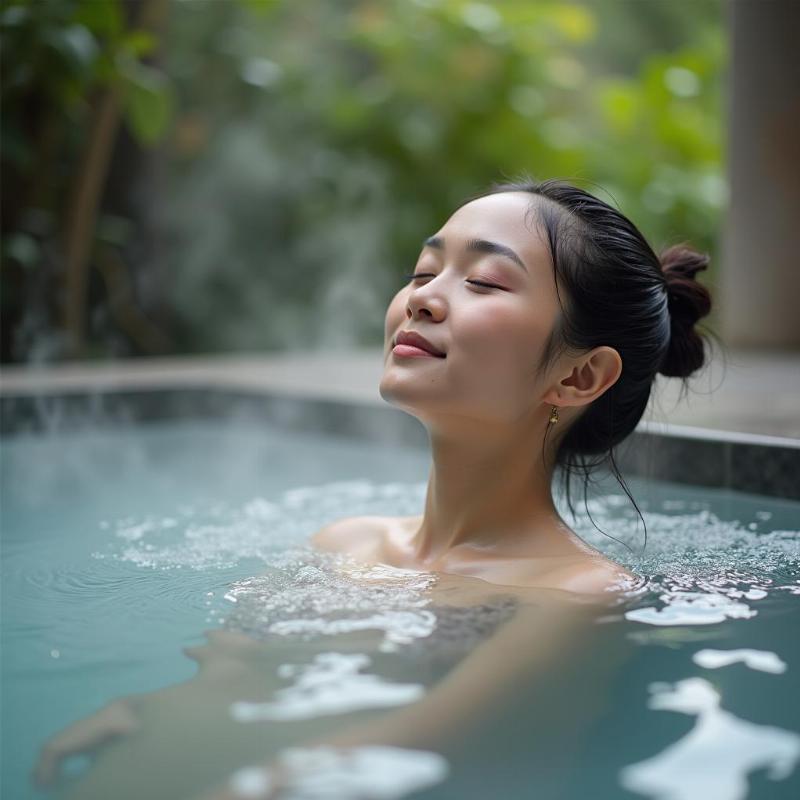 Lợi ích sức khỏe và thư giãn tinh thần từ việc tắm Onsen Nhật Bản, cải thiện cuộc sống, giảm căng thẳng và làm đẹp da